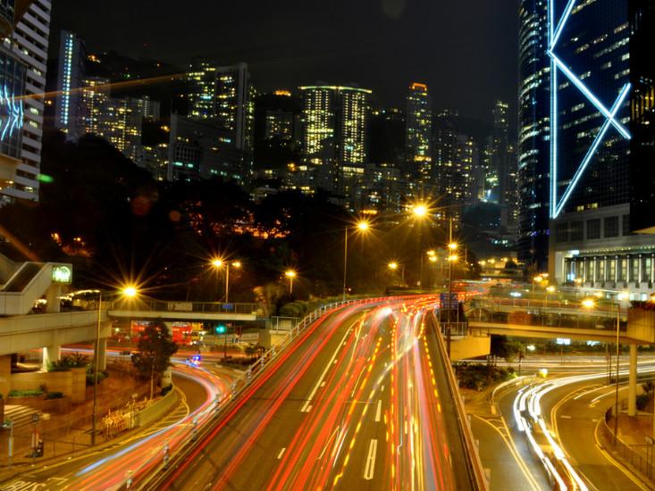 Hong Kong at night