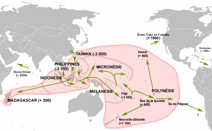 polynesian map