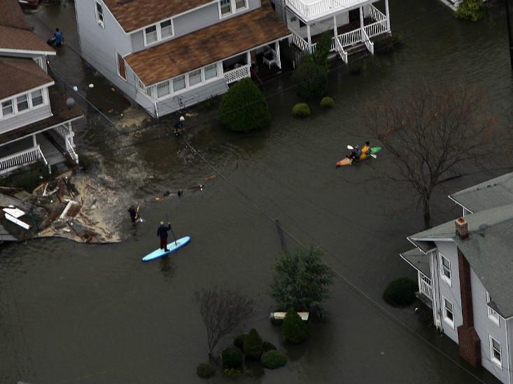 Hurricane Sandy damage Belmar NJ