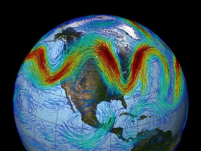 Jet stream Arctic