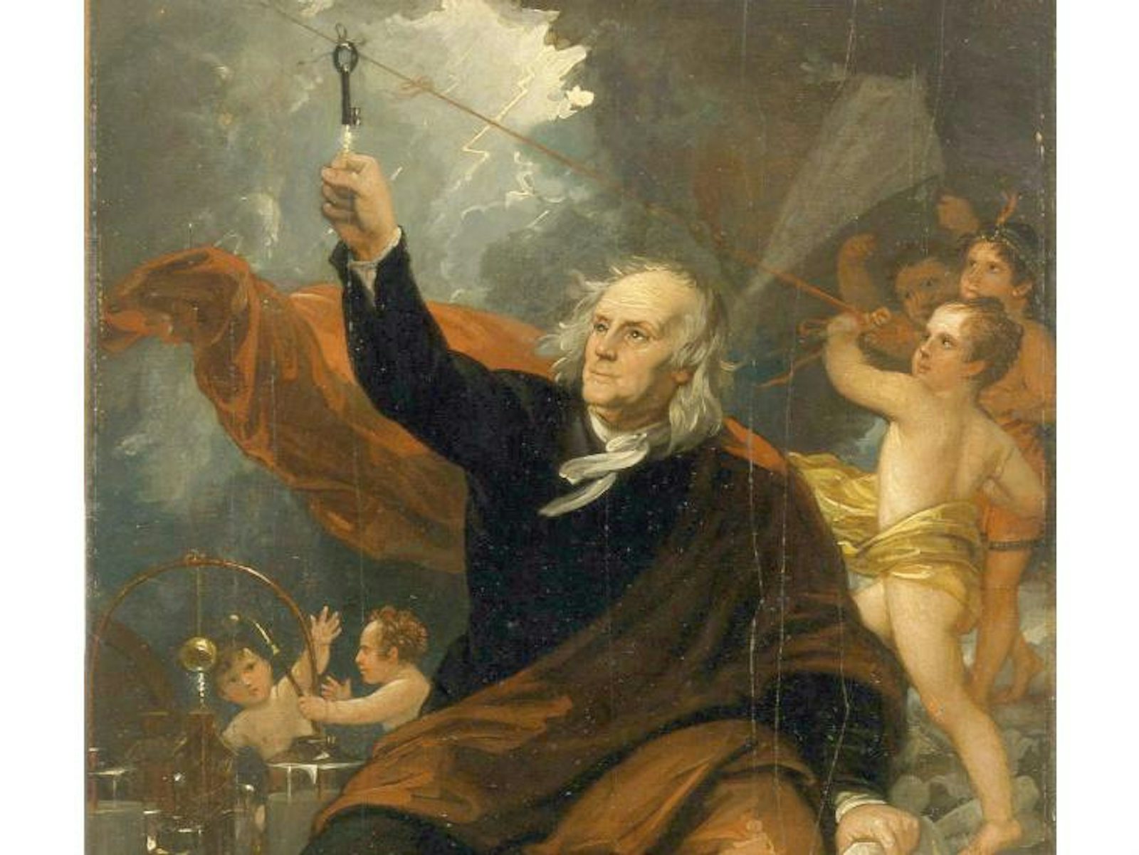 Benjamin Franklin kite key