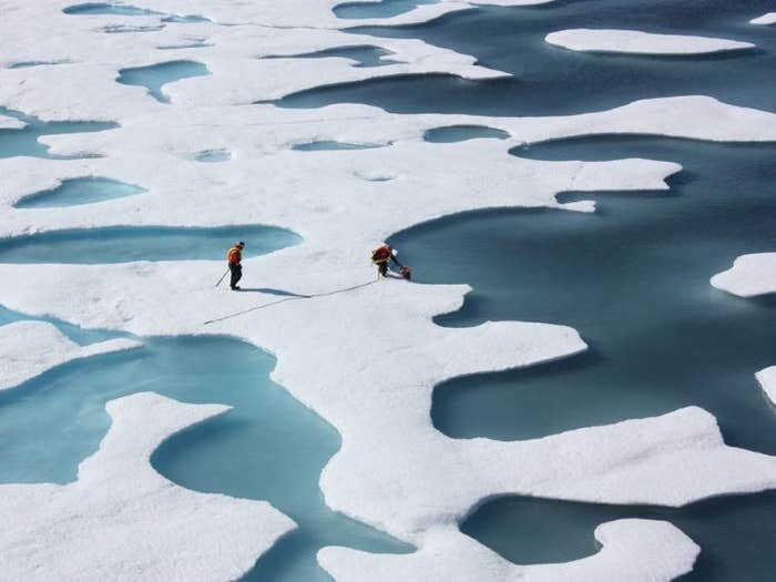 ICESCAPE pond