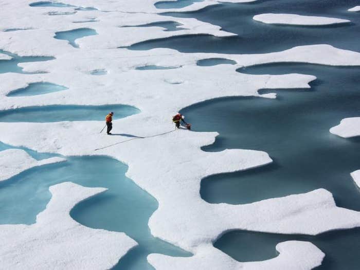 ICESCAPE pond 