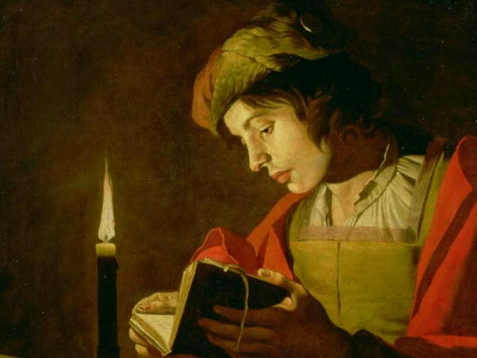 Young Man Reading