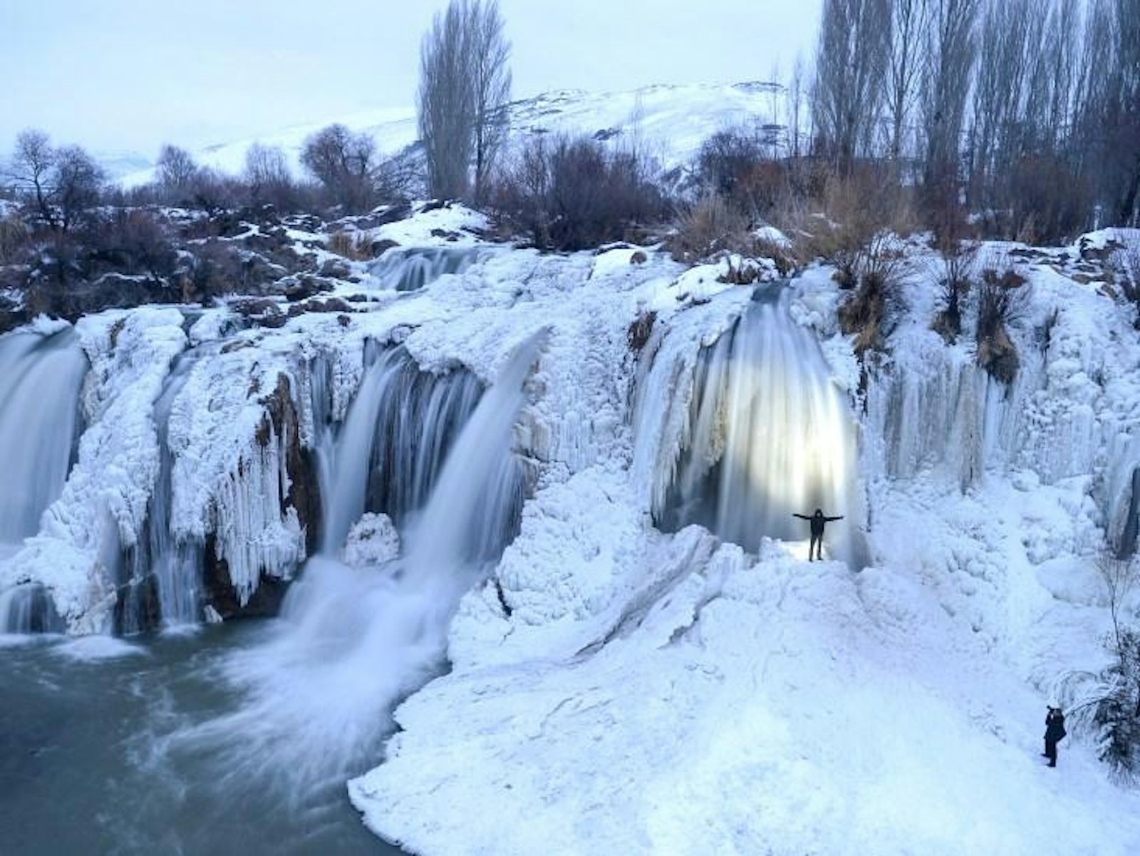 Van Turkey frozen falls