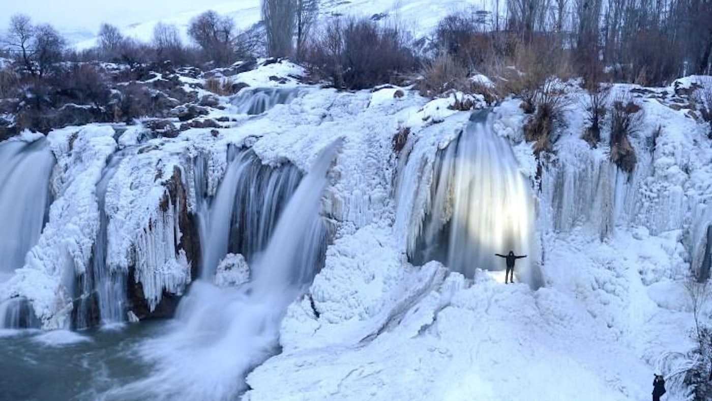 Van Turkey frozen falls