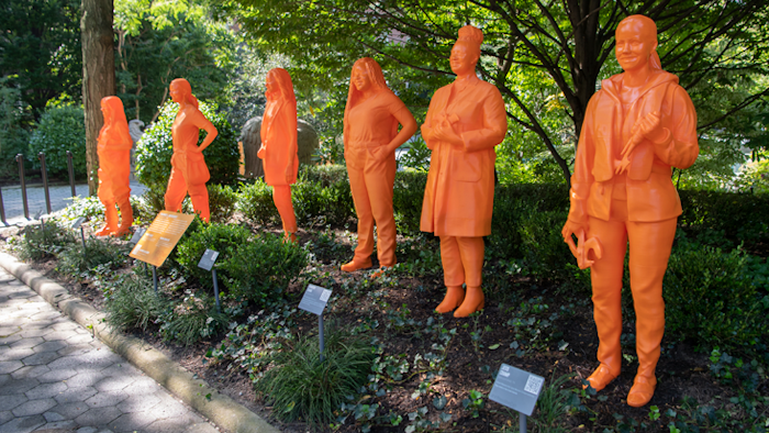 3-D Printed Statues in Central Park Shine a Light on Women Scientists