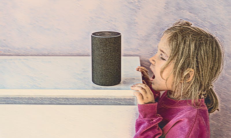 Until recently, people have been the sole source of their linguistic interaction. Now kids talk to machines. When Siri or Alexa were introduced into h